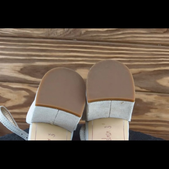 Sam Edelman Susie Suede Sandal Ivory 6.5 - Picture 4 of 6